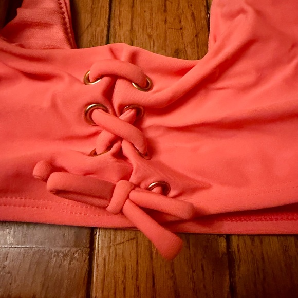 Raisins Girls Newport Bikini Set – Size 10 – Coral – New With Tags - Picture 3 of 8